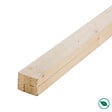 FORESTEA - Lot de 6 tasseaux sapin brut 2000 x 25 x 25 mm traité classe 2 - PEFC 70% - vignette