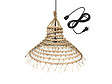 LUMISKY - Suspension extérieure GAIA CABLE (Abat jour + CABLE E27 5 m ) - Ø 60 x H 44 cm - LUMISKY - vignette