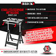 BRICK - Etabli télescopique métallique 60 x 58 x 77cm - Charge max 100kg - vignette