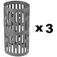 GT GARDEN - Lot de 3 manchons de protection gris pour troncs d'arbre - vignette