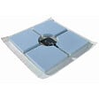 U-TILE - Receveur à carreler U-Tile avec rehausse intégrée et grille carrée centrée - vignette