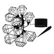 LUMISKY - Guirlande solaire diamant MILY 10 ampoules 3.90M - vignette