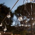 LUMISKY - Guirlande solaire diamant MILY 10 ampoules 3.90M - vignette