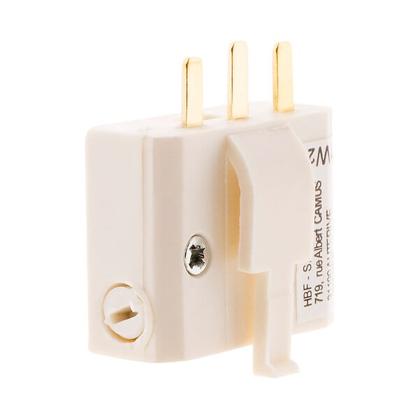ZENITECH - Fiche DCL 2P+T boîte applique + point de centre Blanc - large
