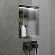 U-TILE - Niche de douche à carreler - format intérieur 40 x 40 cm - 15 cm de profondeur - vignette