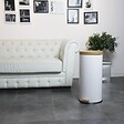 KITCHEN MOVE - Poubelle à pédale inox FOREST blanc 30L - vignette