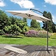 VOUNOT - Parasol deporte 3M avec housse de protection Beige - vignette