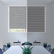 VOUNOT - Store enrouleur jour nuit double 45x150cm Gris - vignette