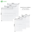 VOUNOT - Store enrouleur jour nuit double 80x150cm Blanc - vignette