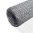 VOUNOT - Grillage a poule avec fils 13mm en acier galvanise 1x25M - vignette