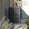 VOUNOT - Composteur de jardin 300L Qualité Supérieure pour Jardin Déchets Imitation Style bois noir - vignette