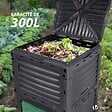 VOUNOT - Composteur de jardin 300L Qualité Supérieure pour Jardin Déchets - vignette