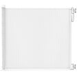 VOUNOT - Barriere de securite retractable 180cm blanc - vignette