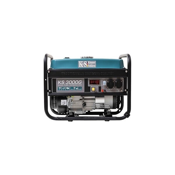 KONNER SOHNEN - Könner & Söhnen Groupe électrogène 3000W GAZ/Essence 230V KS3000G - large