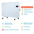 OPTIMEO - OCE-E01-1500B Convecteur Mobile Blanc Ipx4  Blanc 1500w - vignette