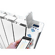 OPTIMEO - OPT-ORIBT-1000  Radiateur Électrique 1000W À Inertie Fluide Connecté Bluetooth Blanc - vignette