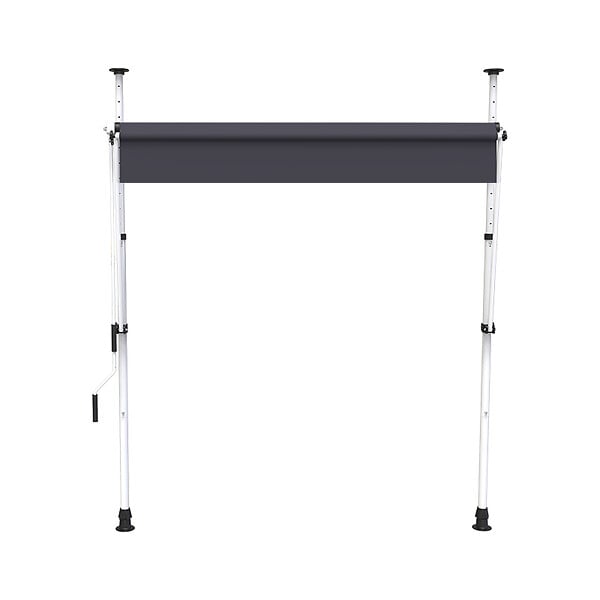 COTE STORE - Store à projection autoportant sans perçage 250 x 150 cm - Terrasse ou balcon - Gris anthracite - large