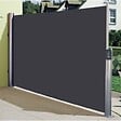 COTE STORE - Stores latéral paravent 1,8 x 3,5 m extérieur brise vue pour terrasse - Gris anthracite - vignette