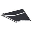 COTE STORE - Store banne manuel Demi coffre 3 x 2,5 m pour terrasse - Gris anthracite - vignette
