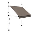 COTE STORE - Store à projection autoportant sans perçage 300 x 150 cm - Terrasse ou balcon - Taupe - vignette