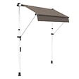 COTE STORE - Store à projection autoportant sans perçage 300 x 150 cm - Terrasse ou balcon - Taupe - vignette