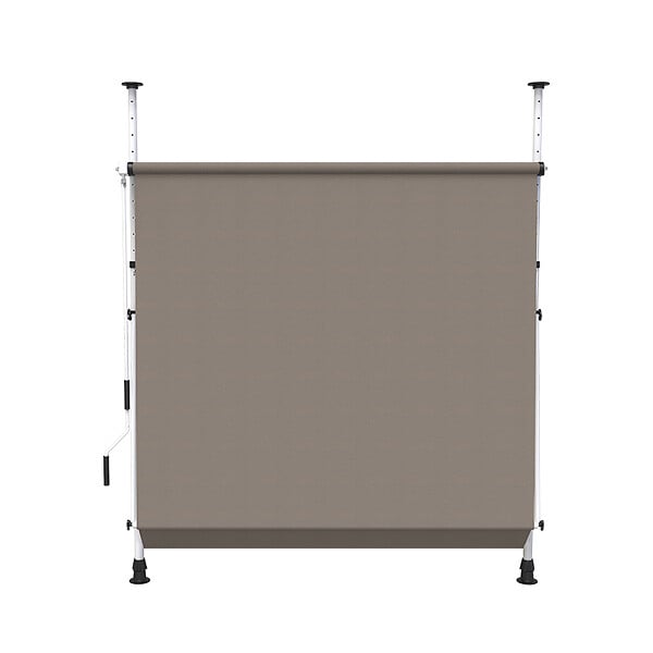 COTE STORE - Store à projection autoportant sans perçage 300 x 150 cm - Terrasse ou balcon - Taupe - large