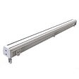 COTE STORE - Store vertical 1,8 x 2,5 m enrouleur extérieur terrasse ou balcon - Armature Blanc laqué - Toile Gris anthracite - vignette
