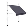 COTE STORE - Store à projection autoportant sans perçage 300 x 150 cm - Terrasse ou balcon - Gris anthracite - vignette