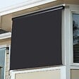 COTE STORE - Store vertical 1,8 x 2,5 m enrouleur extérieur terrasse ou balcon - Armature Anthracite mat - Toile Gris anthracite - vignette