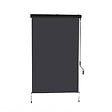 COTE STORE - Store vertical 1,8 x 2,5 m enrouleur extérieur terrasse ou balcon - Armature Anthracite mat - Toile Gris anthracite - vignette