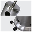 HAPPY GARDEN - Parasol chauffant OSLO - chauffage d'extérieur gaz - acier inox + housse - vignette