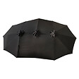 HAPPY GARDEN - Parasol double 2,7x4,6m LINAI noir - vignette