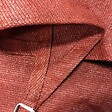 COTE STORE - Voile d'ombrage 3 x 3 m carré 280g/m² - Haute densité résistante au vent - Tissu micro-aéré - Terracotta - vignette