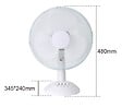 Ventilateur de table - 30 cm - 40W - 3 vitesses - vignette