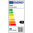 ASLO - Plafonnier carré LED Luminor 20W 6000K Blanc froid IP54 200 x 200 x 45 mm ASLO - vignette