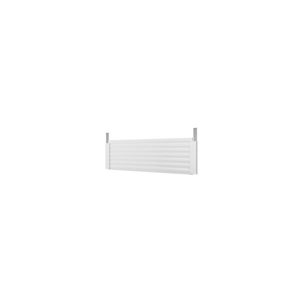 VOLET-MOUSTIQUAIRE - Rehausse en alu pour volet roulant longueur 150 cm, coloris blanc - large