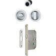 HOPPE - SET  POUR PORTE COULISSANTE F94 CHR SAT A COND - vignette