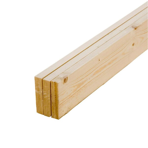 FORESTEA - Lot de 3 planches sapin brut égalisé 2400 x 96 x 21 mm - PEFC 70% - large