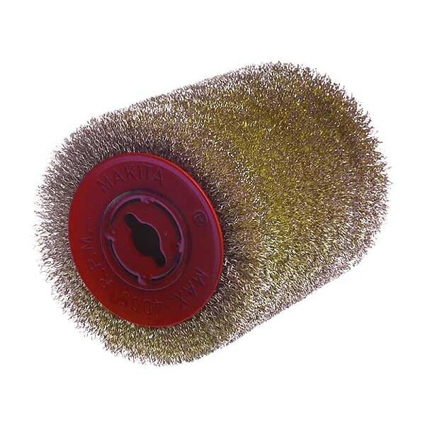 MAKITA - Brosse MAKITA P-04400 en fil d'acier pour décapeur à rouleau 9741 - large