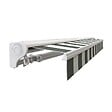 COTE STORE - Store banne manuel Demi coffre 3,6 x 3 m pour terrasse - Blanc gris - vignette
