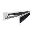 COTE STORE - Store banne manuel Demi coffre 3 x 2,5 m pour terrasse - Gris anthracite - vignette