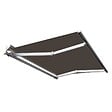 COTE STORE - Store banne motorisé et manuel 2,5 x 2 m Demi coffre pour terrasse - Taupe - vignette