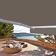 COTE STORE - Store banne motorisé et manuel 2,5 x 2 m Demi coffre pour terrasse - Taupe - vignette