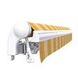 COTE STORE - Store banne manuel 4 x 3 m Monobloc pour terrasse - Jaune rayé - vignette