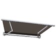 COTE STORE - Store banne manuel 4 x 3 m Monobloc pour terrasse - Taupe - vignette