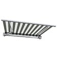 COTE STORE - Store banne manuel 4 x 3 m Monobloc pour terrasse - Blanc gris - vignette