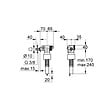 GROHE - Robinet flotteur Grohe - Pour bâti rapid SL - 3/8" - vignette
