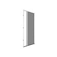 VOLET-MOUSTIQUAIRE - Moustiquaire Porte Plissée H230 cm x L140 cm Alu Blanc - vignette