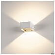 SLV - Applique extérieure SLV LOGS avec LED intégrée, blanc, 10W, 3000K, IP46 - vignette
