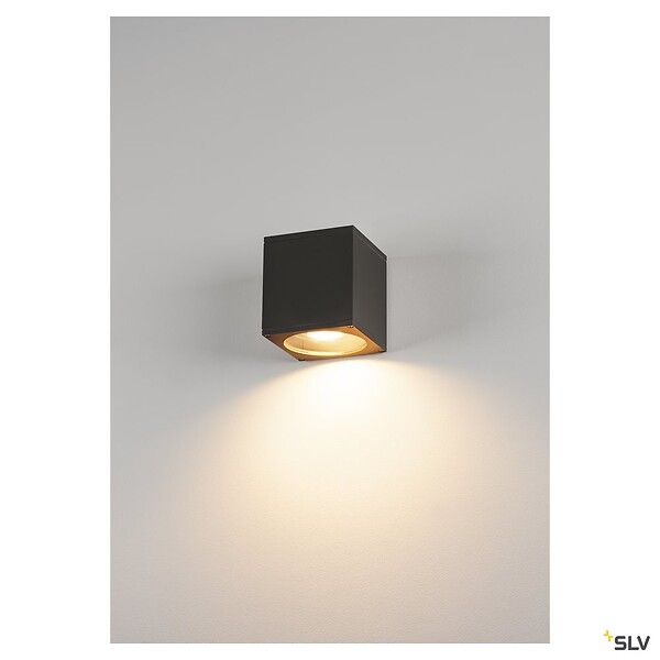 SLV - Applique extérieure SLV BIG THEO, anthracite, GU10/QPAR111, 75W max, IP44 - large